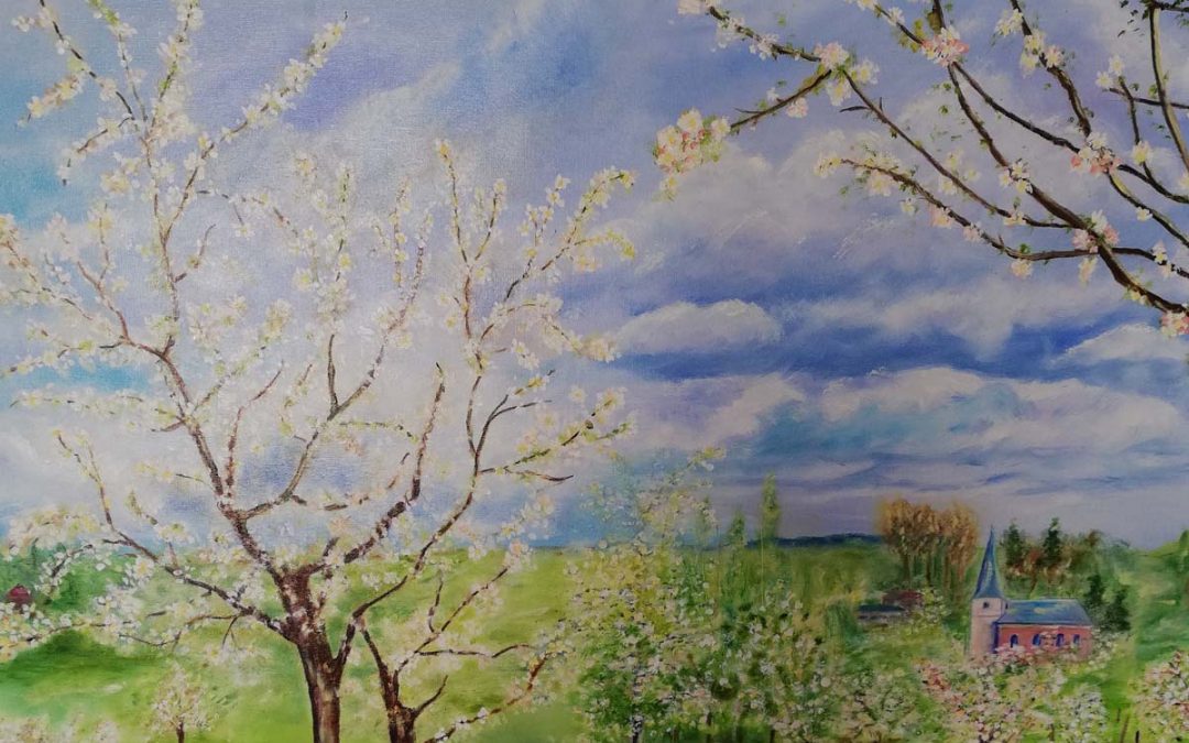 Blomstrende frugttræer